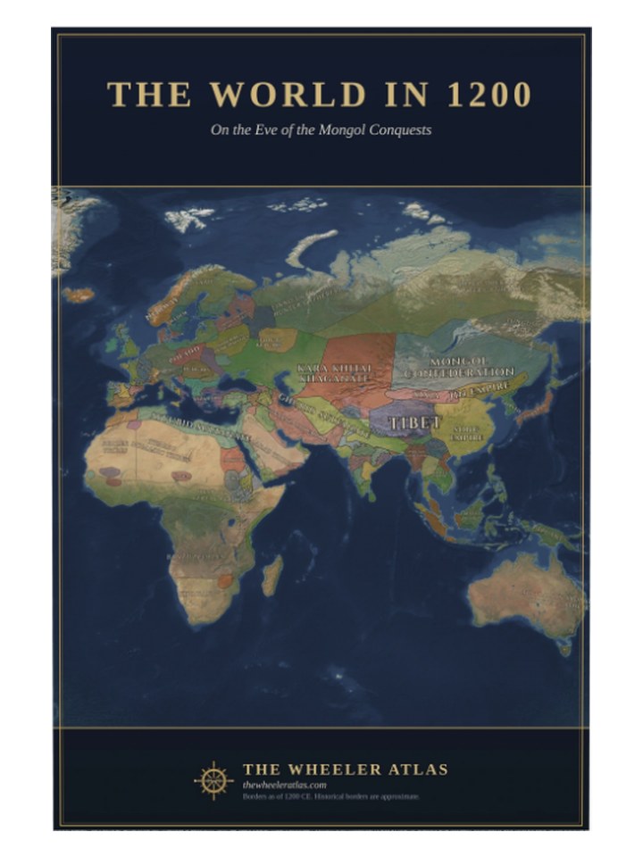 Classroom Poster: The World in 1200