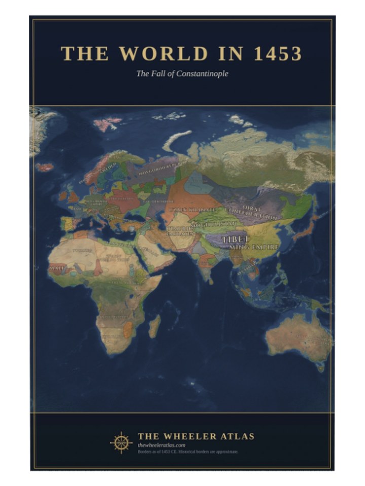 Classroom Poster: The World in 1453