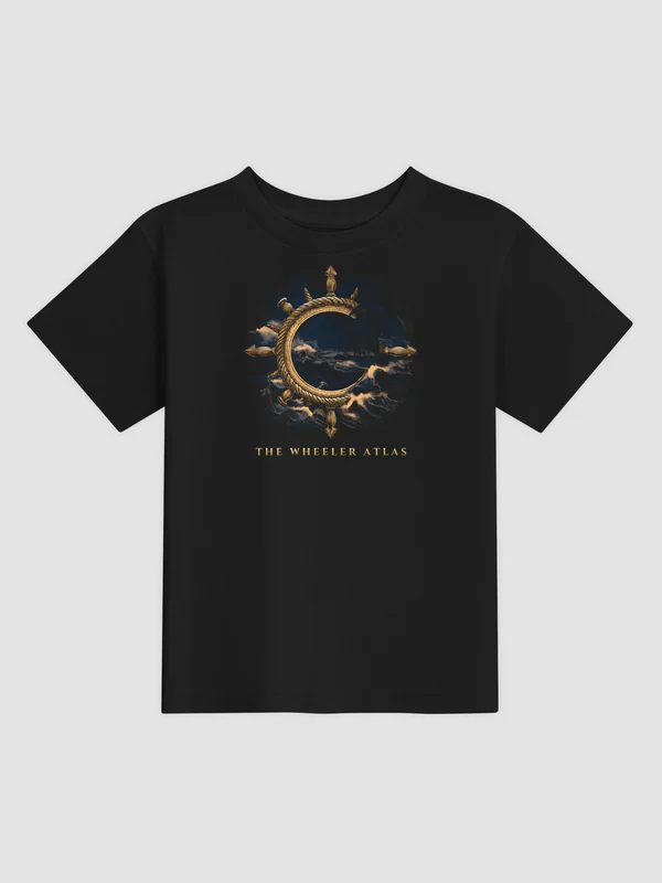 Toddler Rope Wheel Tee, black