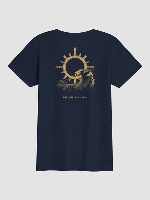 Youth Open Wheel Tee, navy