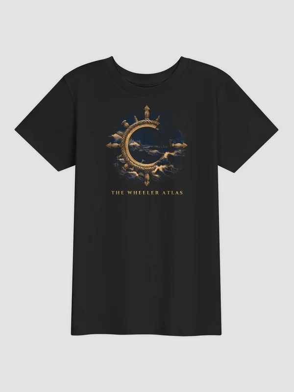 Youth Rope Wheel Tee, black