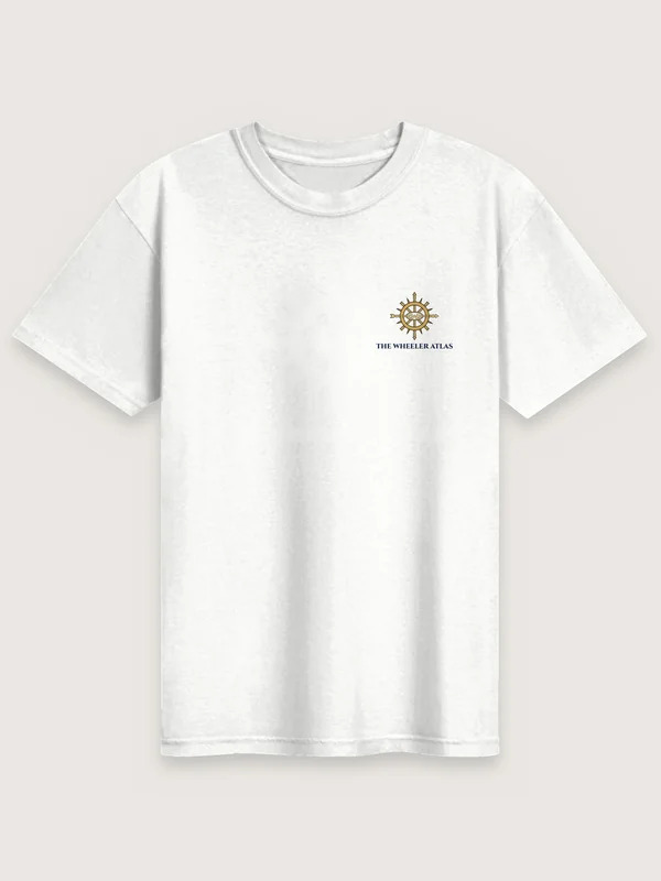 Compass Helm Tee – White